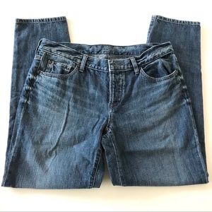 LOFT Button Fly Boyfriend Jeans sz 30/10